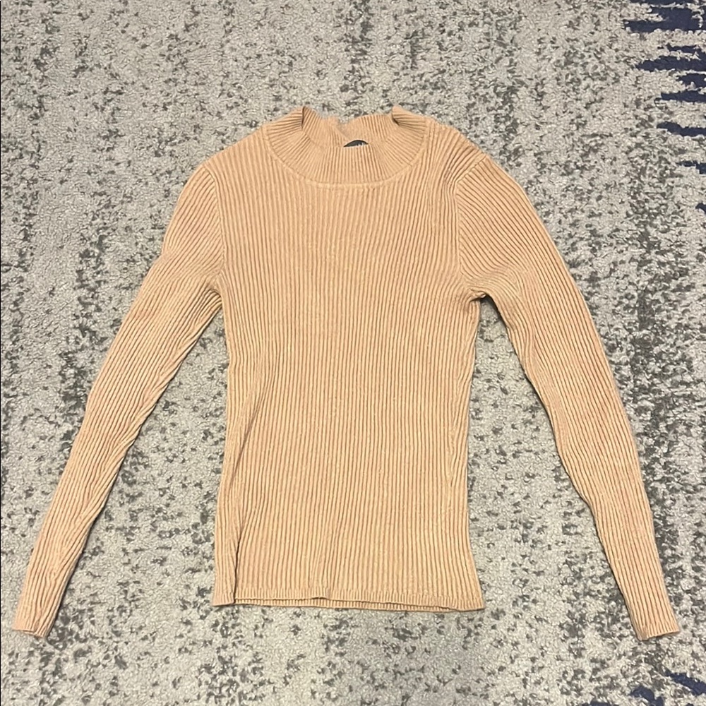 Ribbed Long Sleeve Sweater